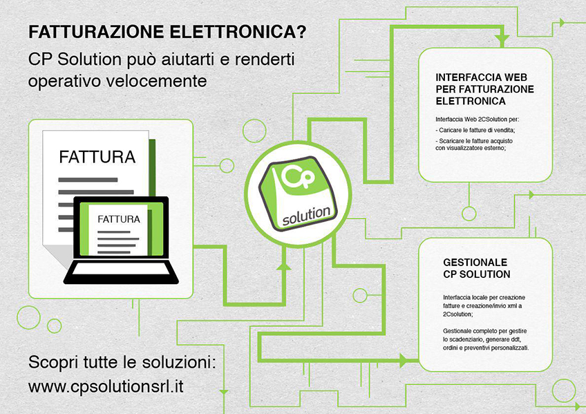 Immagine fattura elettronica cp solution